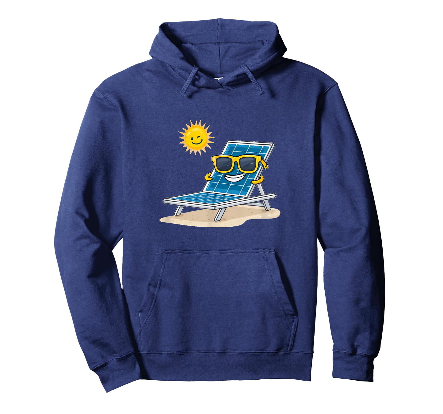 Smiling Solar Panel Costume for Sunbath Lovers T-Shirt
