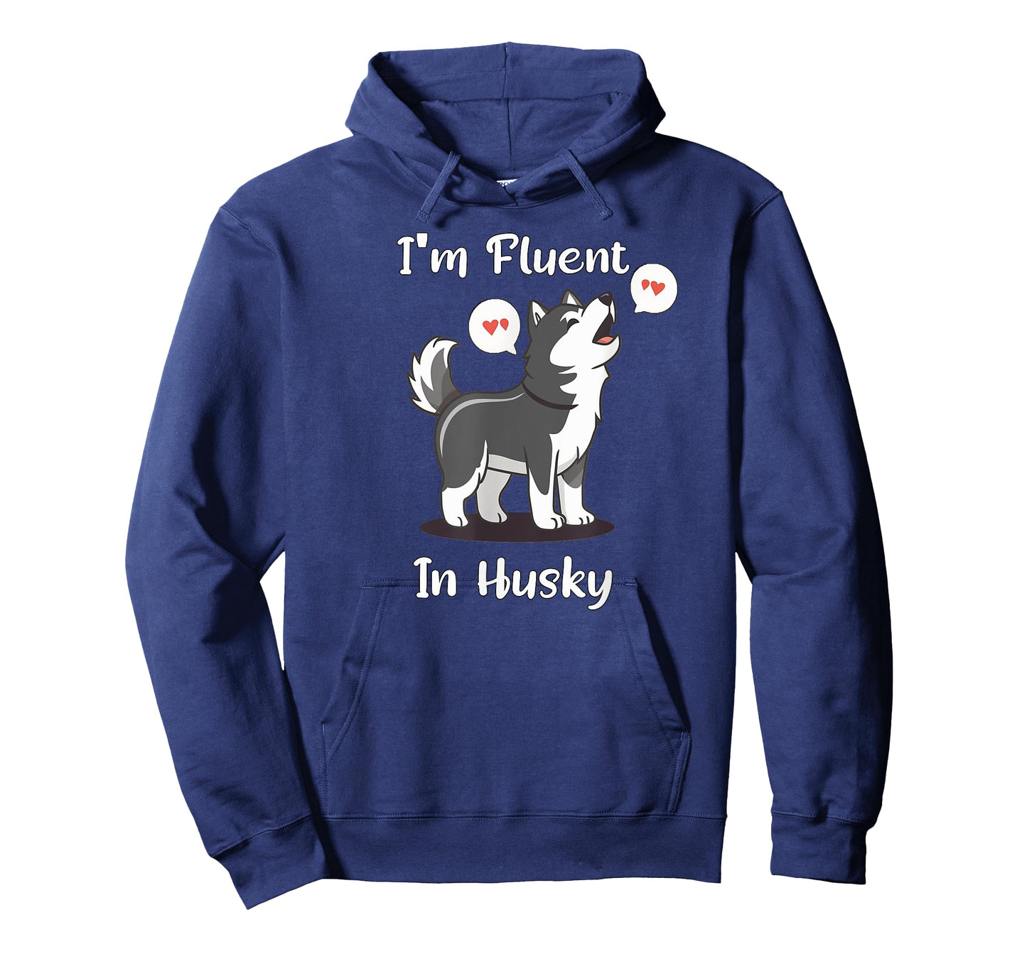 Funny Dog Siberian Huskys Design Dramatic Talking Dog T-Shirt