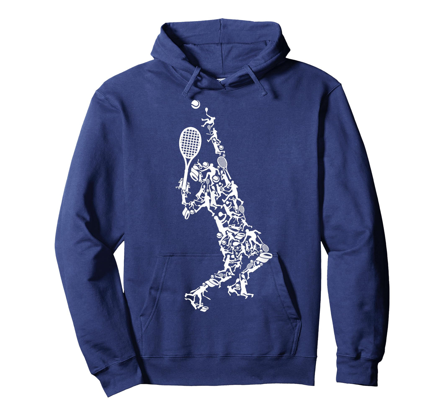 Tennis silhouette T-Shirt, Black, Small