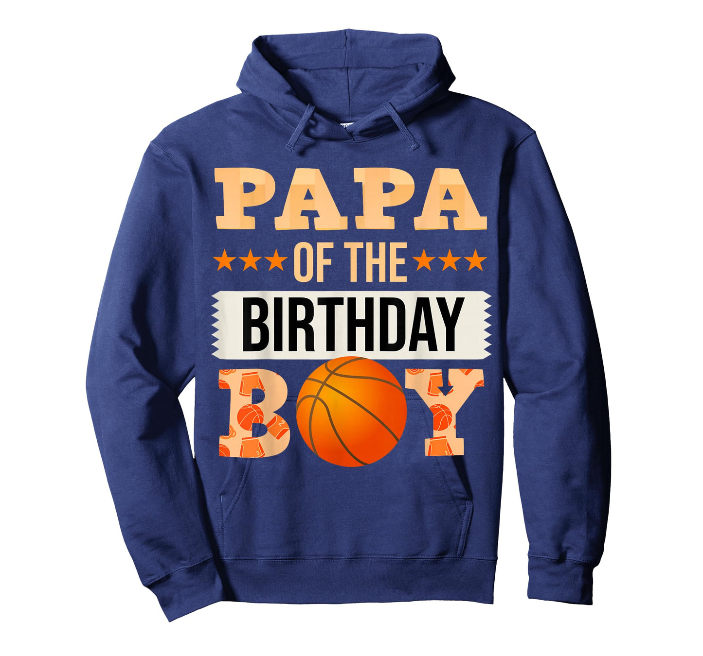 Papa of Birthday Boy Basketball Family Celebration Style T-Shirt