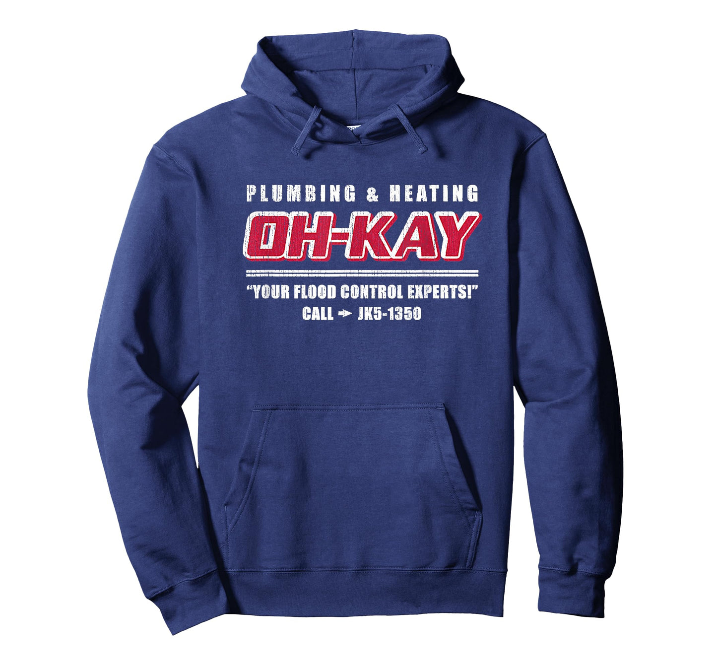 Vintage Oh Kay Plumbing And Heating Your Flood Control T-Shirt
