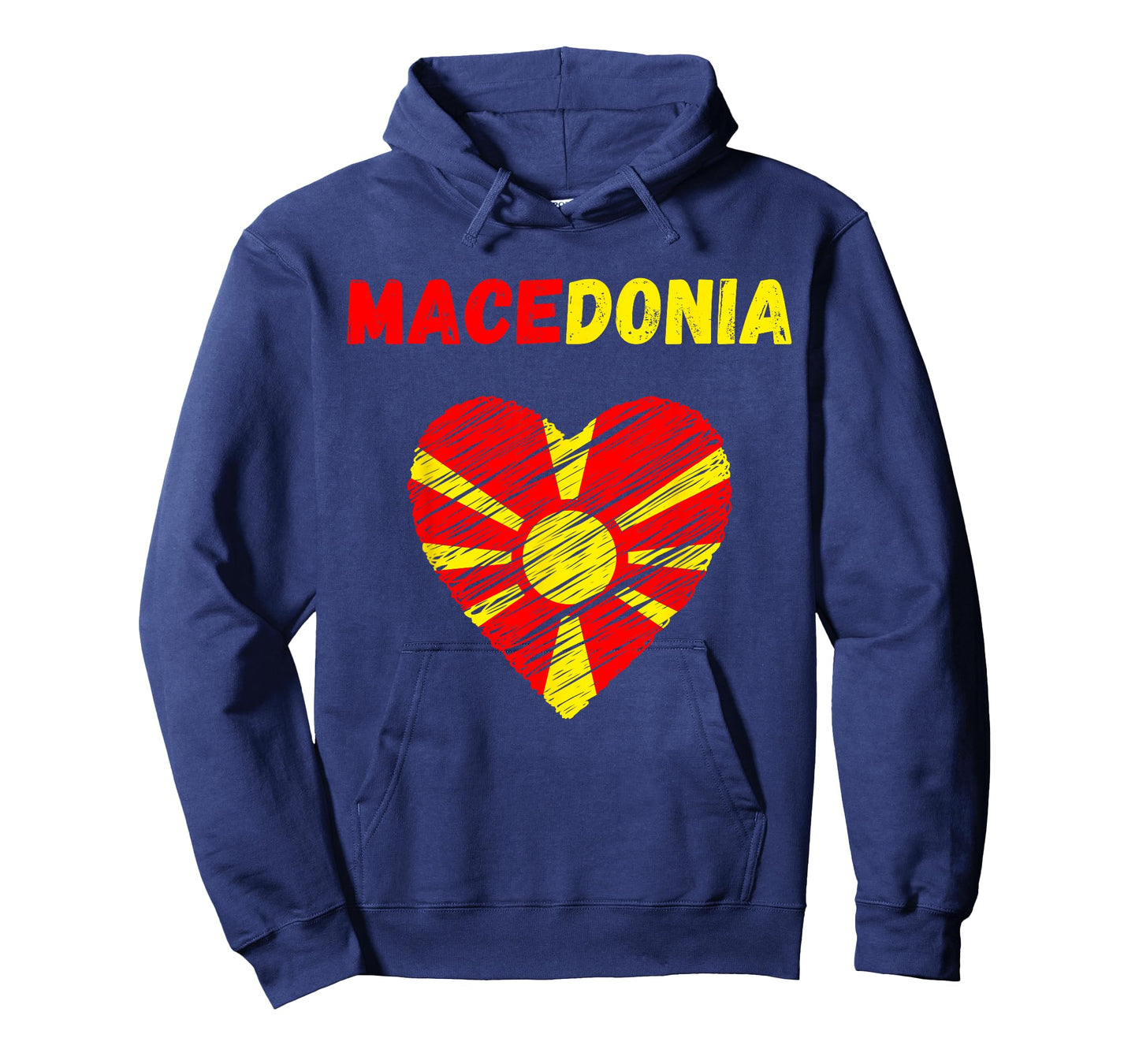 Macedonia Flag Holiday Macedonia Heart Macedonian Flag T-Shirt