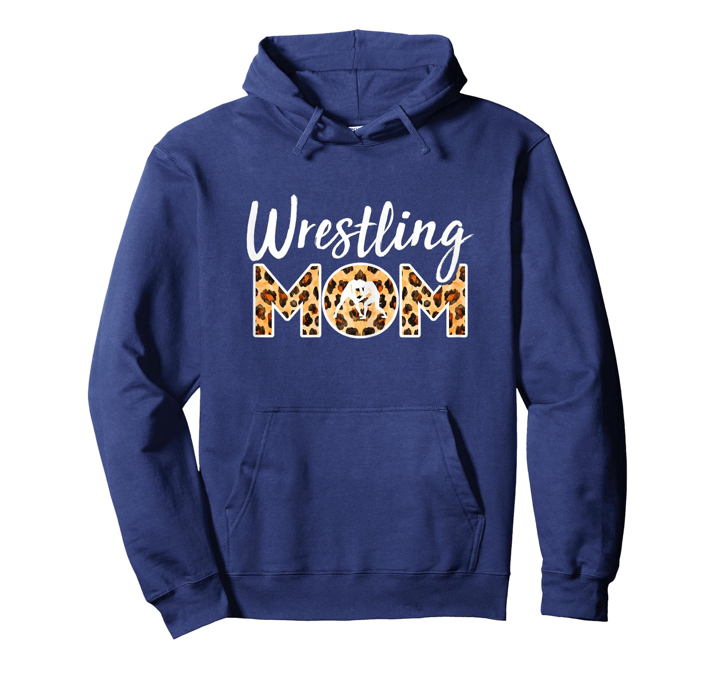 Wrestling Mom Presents For Women Wrestler Mom Leopard Print T-Shirt