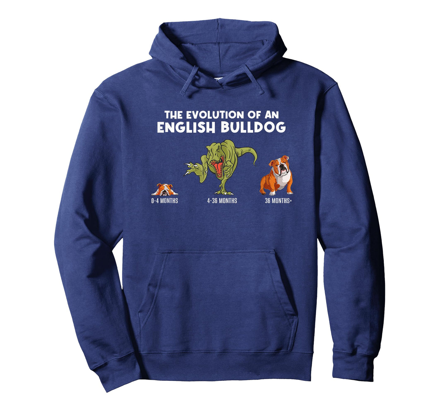 The Evolution Of An English Bulldog Mom Funny Bulldog T-Shirt