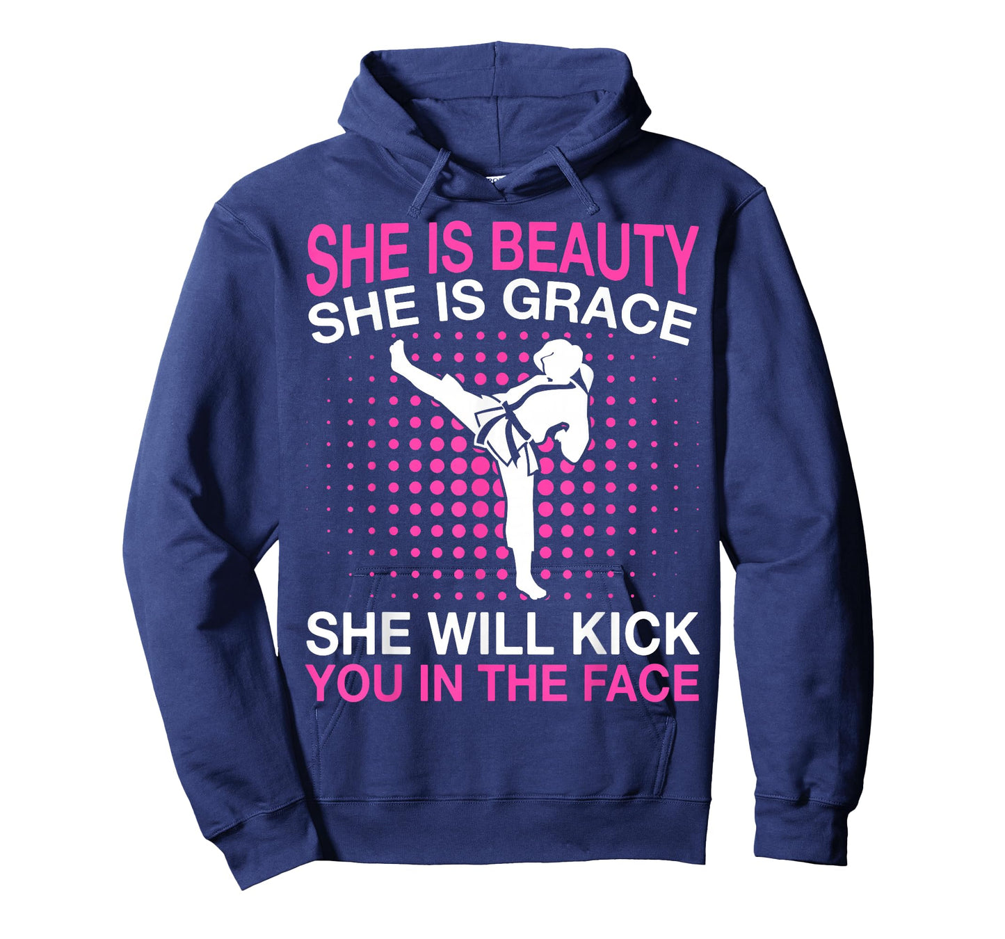 She Is Beauty She Is Grace She Will Kick You Karate T-Shirt