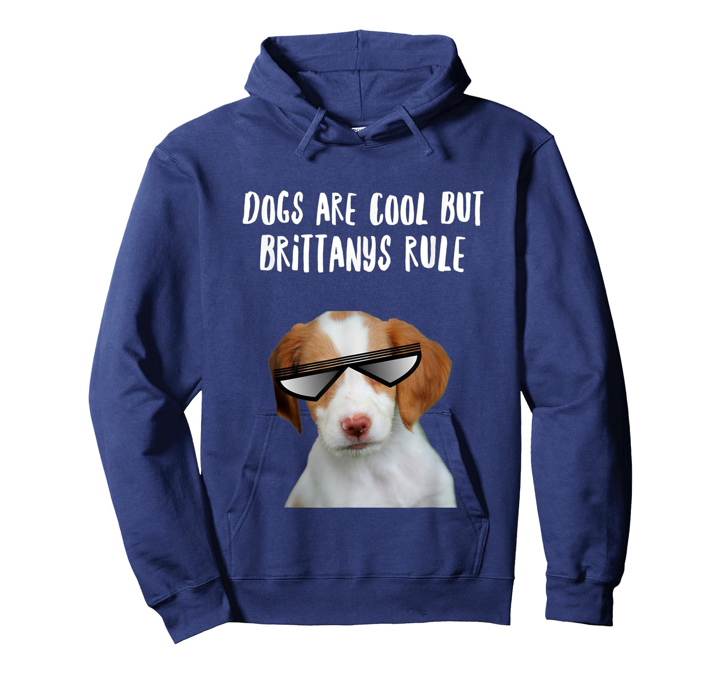 Dogs are Cool But Brittany Spaniels Rule Funny Text T-Shirt