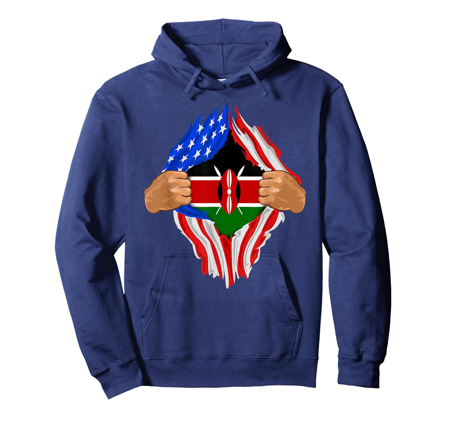 Kenyan Blood Inside Me T-Shirt | Kenya Flag Gift T-Shirt