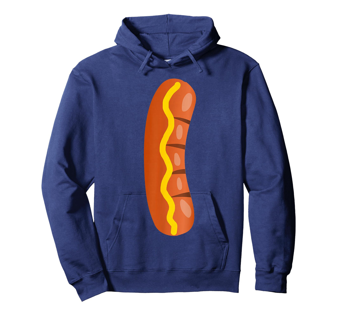 Hot Dog Costume Funny Easy Halloween Couple Cosplay with Bun T-Shirt