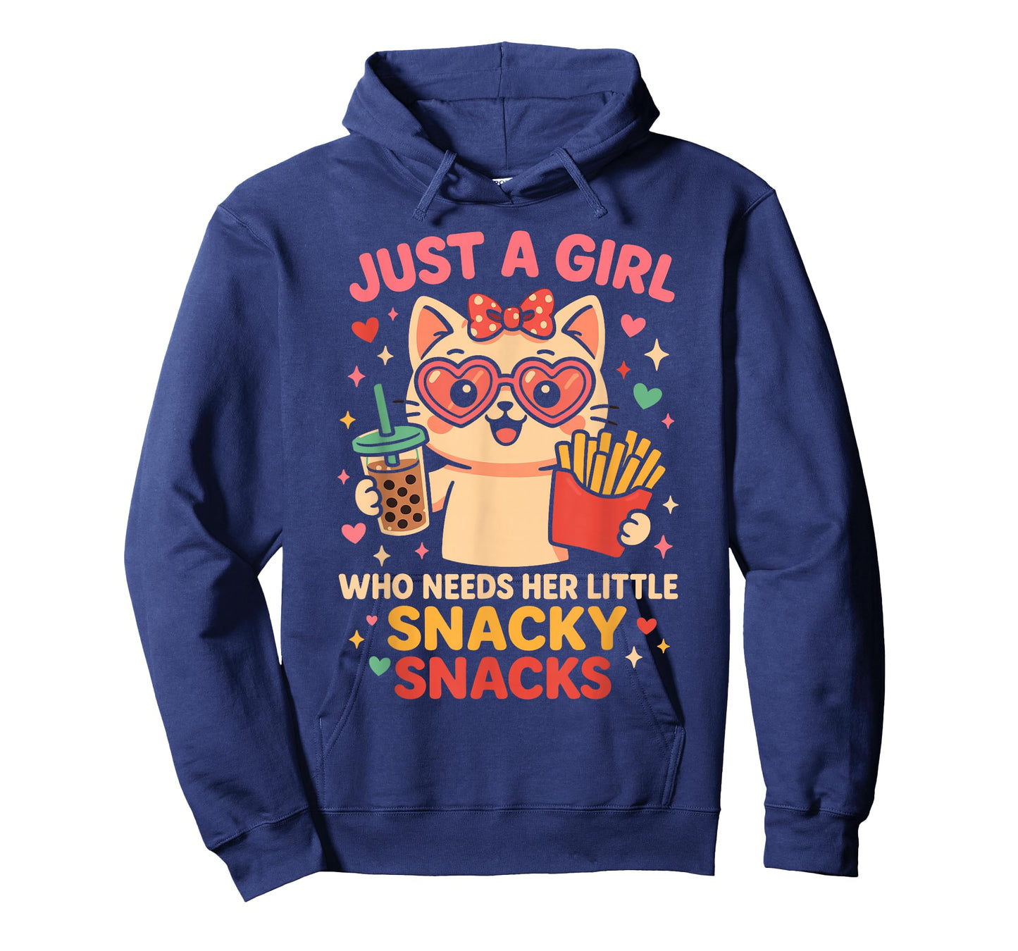 Just A Girl Who Needs Her Little Snacky Snacks Teens Women T-Shirt