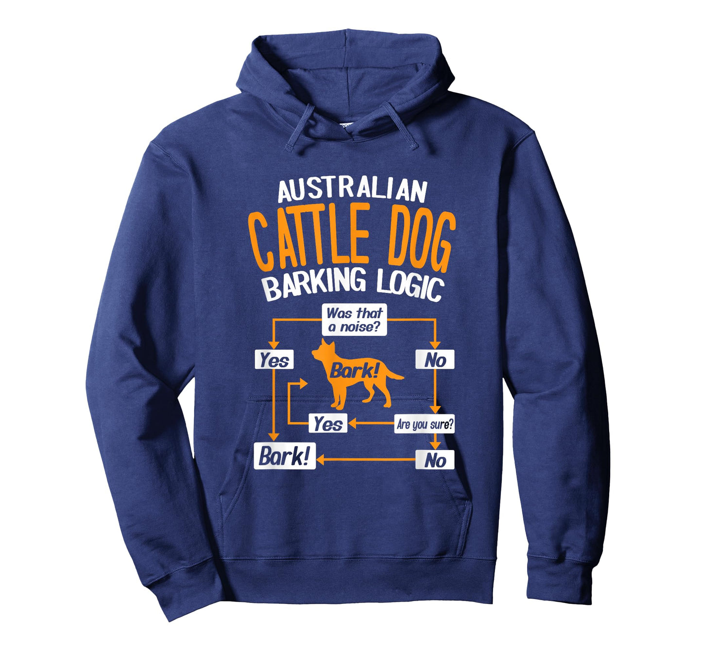 Australian Cattle Dog Barking Logic Funny Dog Lover T-Shirt