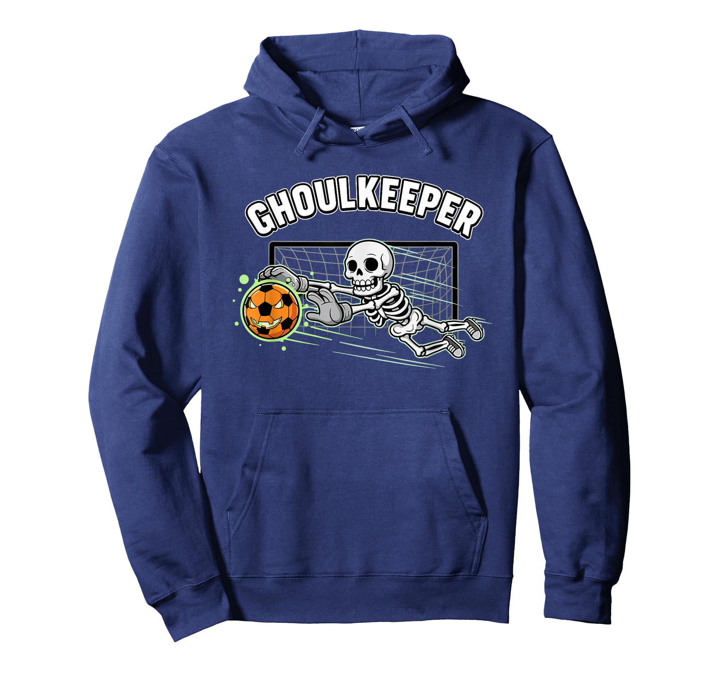 GHOULKEEPER Skeleton Goalie Halloween Soccer Pun T-Shirt