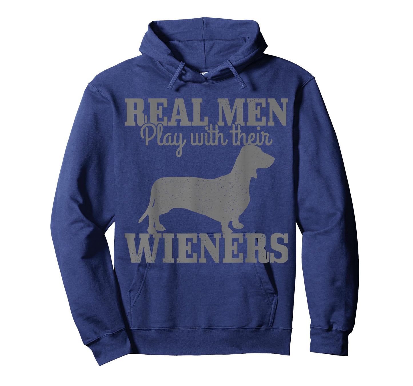 Dachshund Dad Real Men Play With Their Wiener Dog Funny Gift T-Shirt
