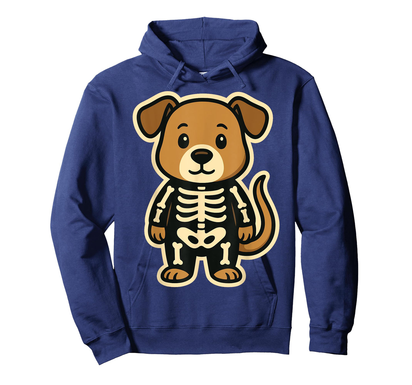 Funny Dog Skeleton Costume for Kids Boys Girls Halloween T-Shirt