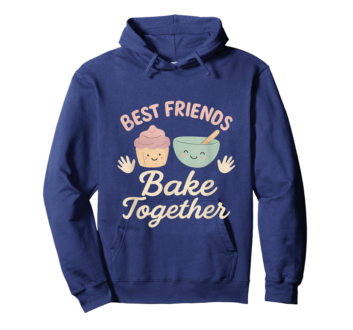 Best Friends Bake Together Cupcake Baking Design T-Shirt