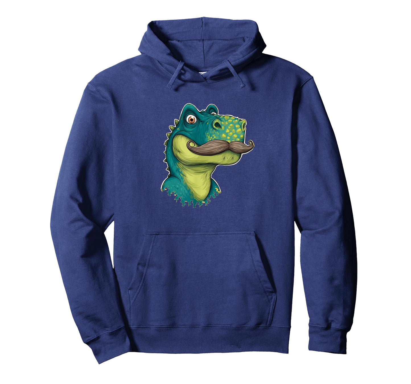 Nice Dinosaur Head with Mustache Beard Look T-Shirt