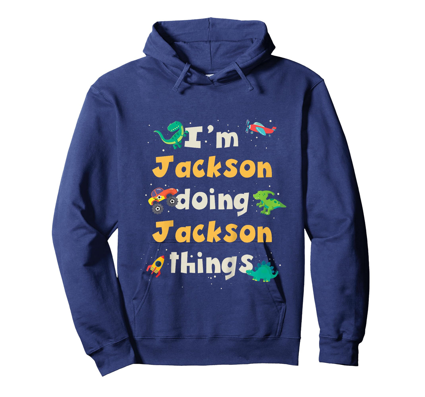 Kids Cool Jackson Personalized First Name Boys T-Shirt