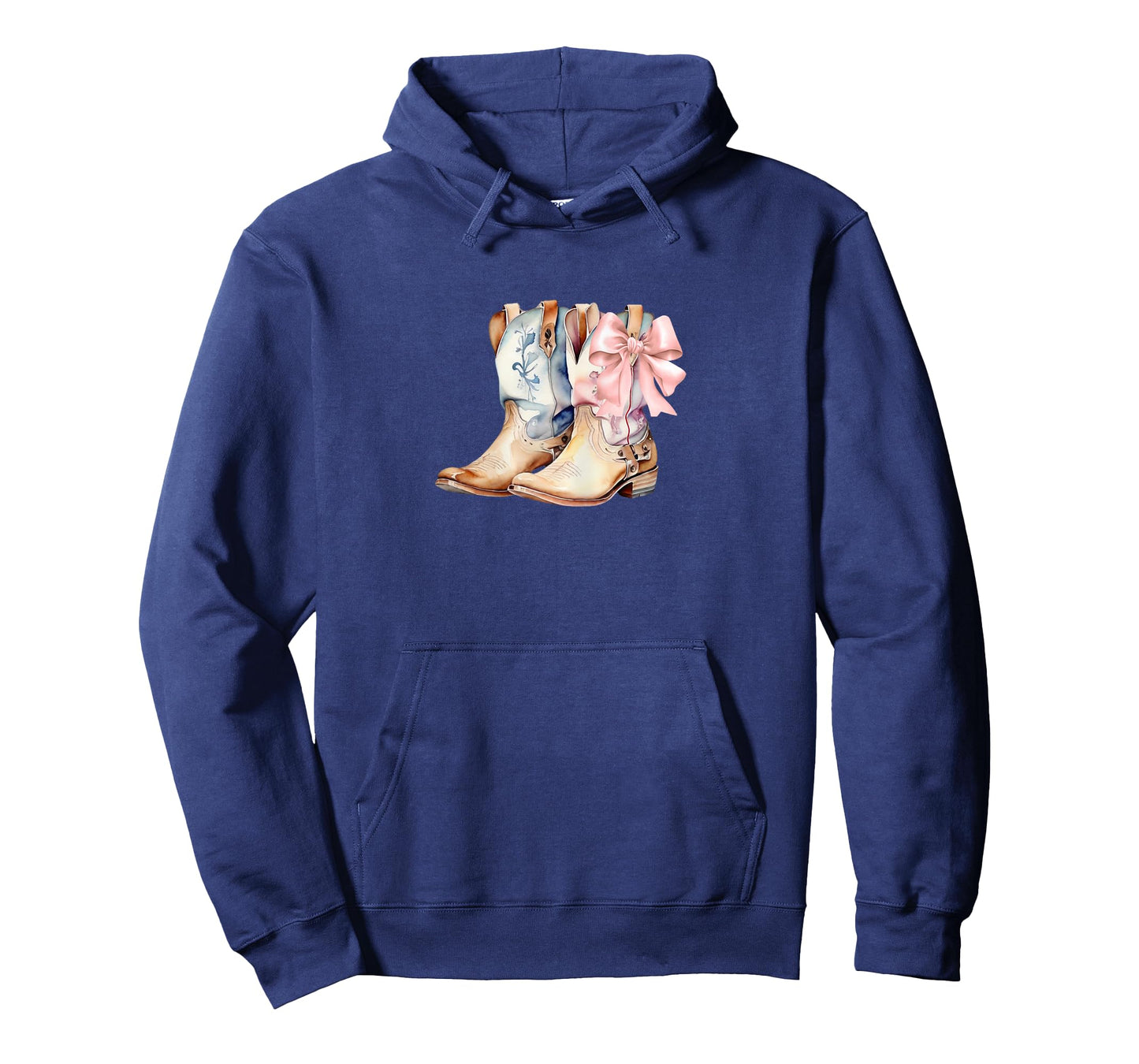 Womens Coquette Pink Bow and Cowboy Boots, Pretty Country T-Shirt