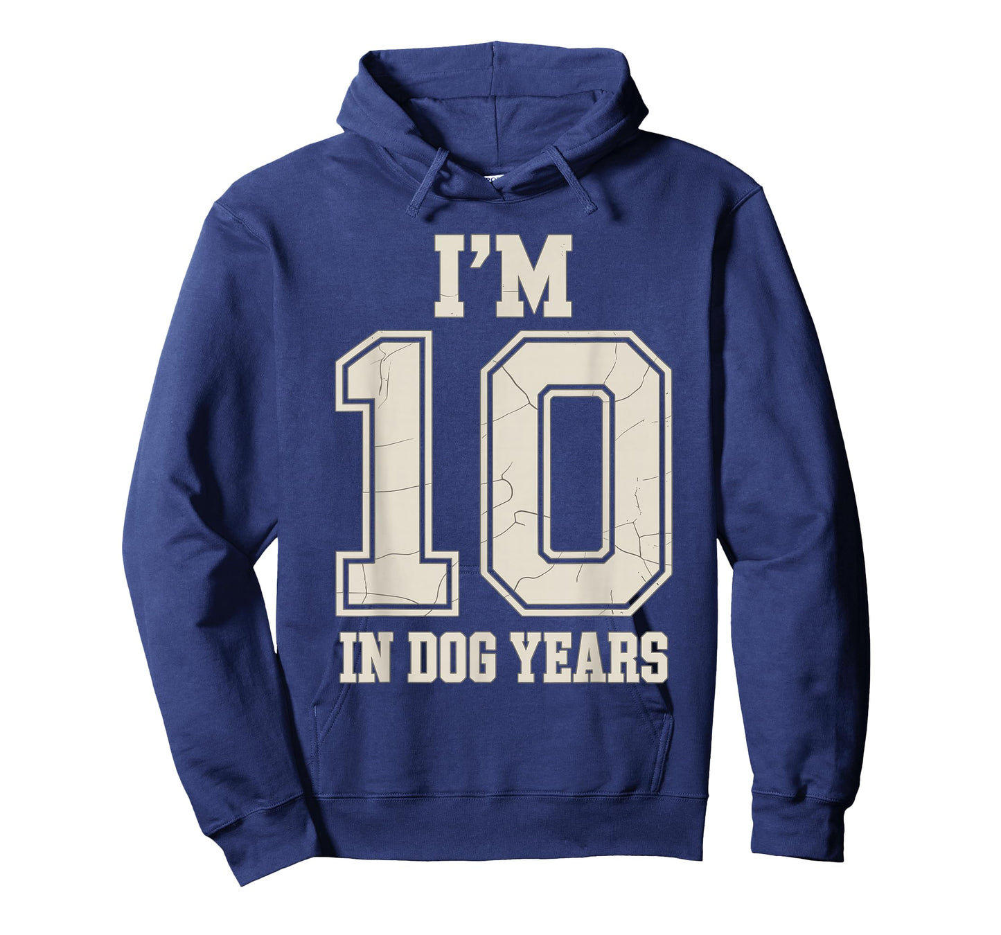 70th Birthday Gifts for Men I'm 10 in Dog Years Funny Dog T-Shirt