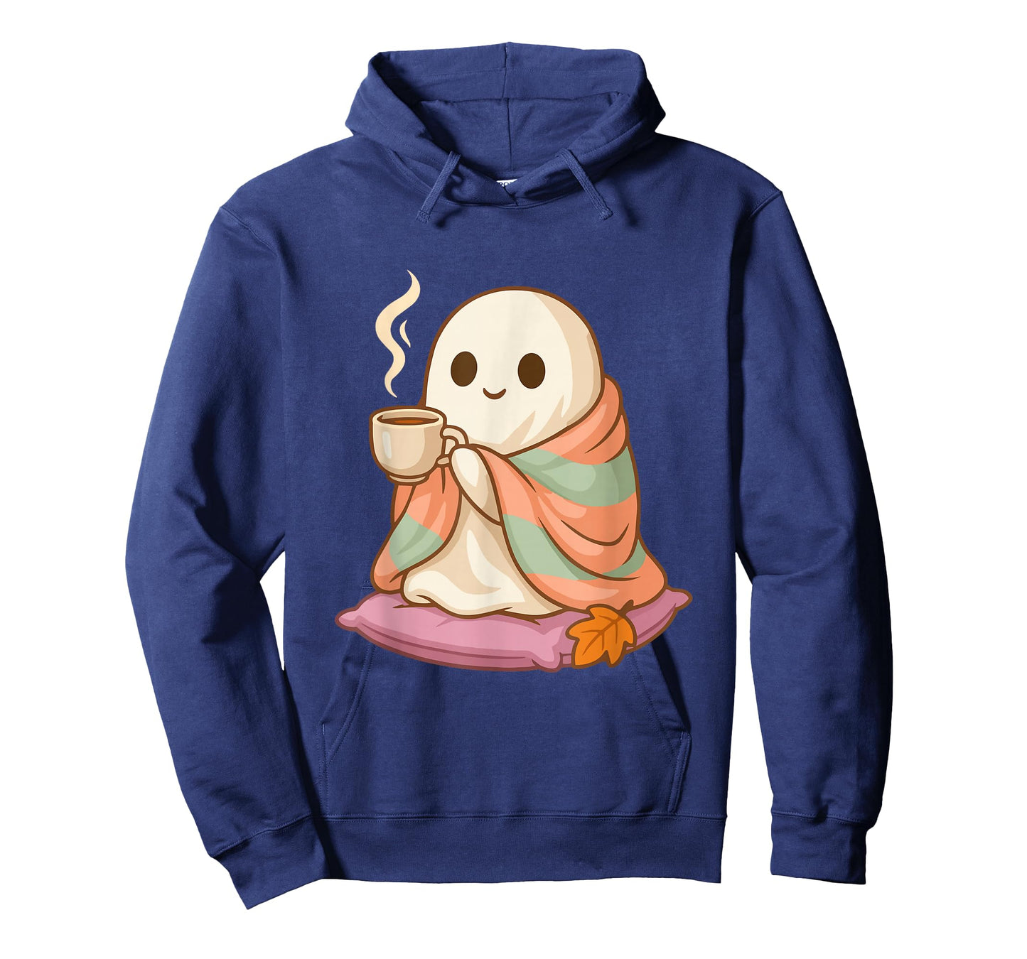 Cozy Halloween Ghost โ Cute Autumn Design T-Shirt