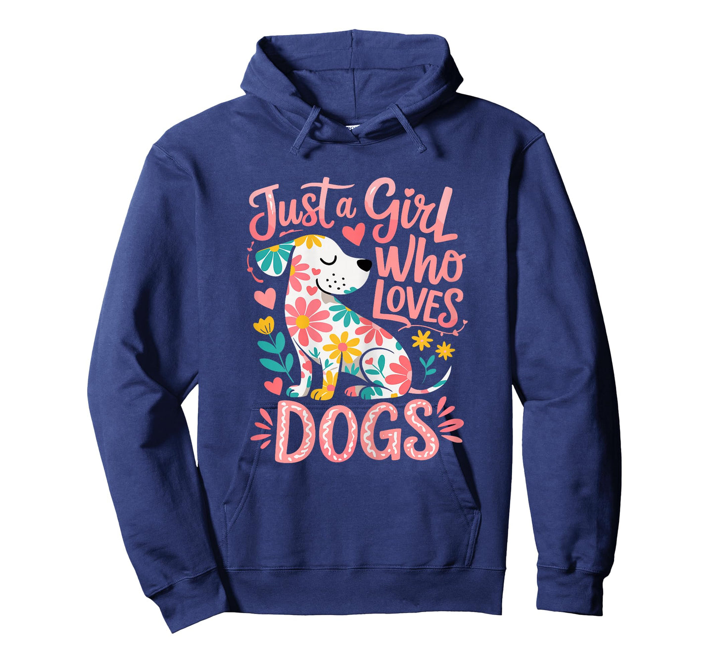 Dogs Lover Cute Just A Girl Who Loves Dogs T-Shirt