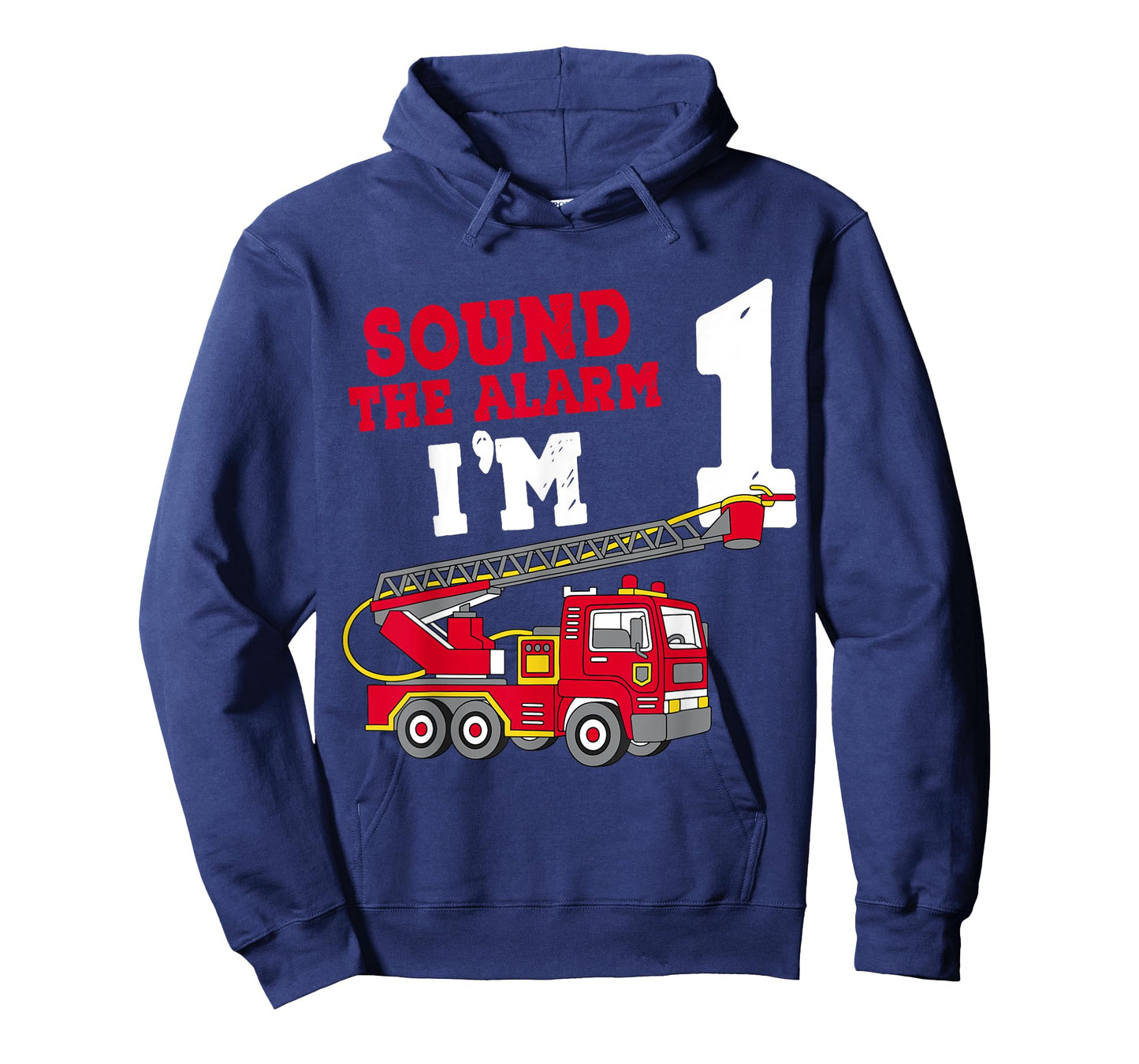 Sound The Alarm I'm 1st Birthday Firefighter Fire Truck 1 T-Shirt