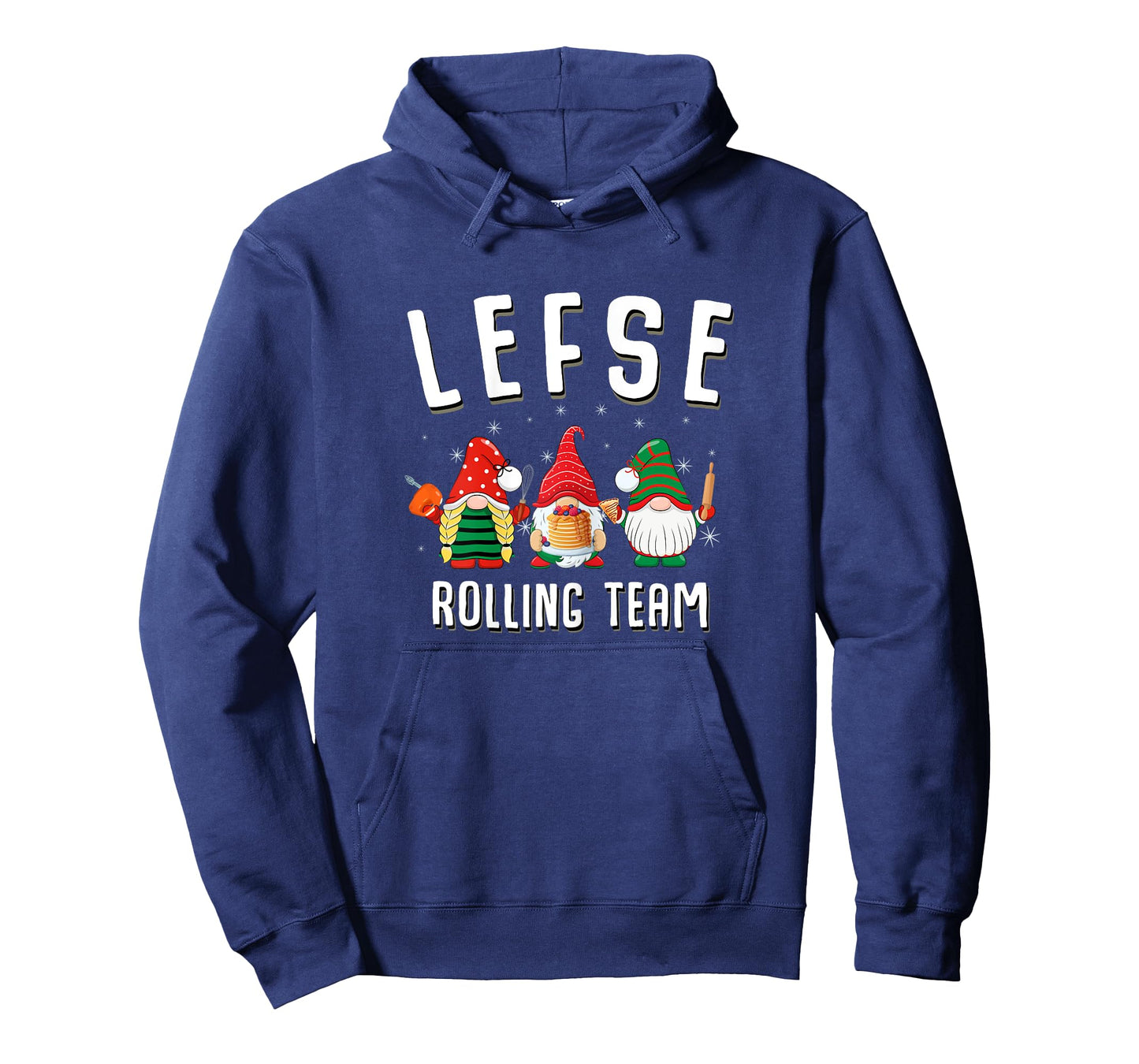Lefse Rolling Team Christmas Baking Gnomes T-Shirt