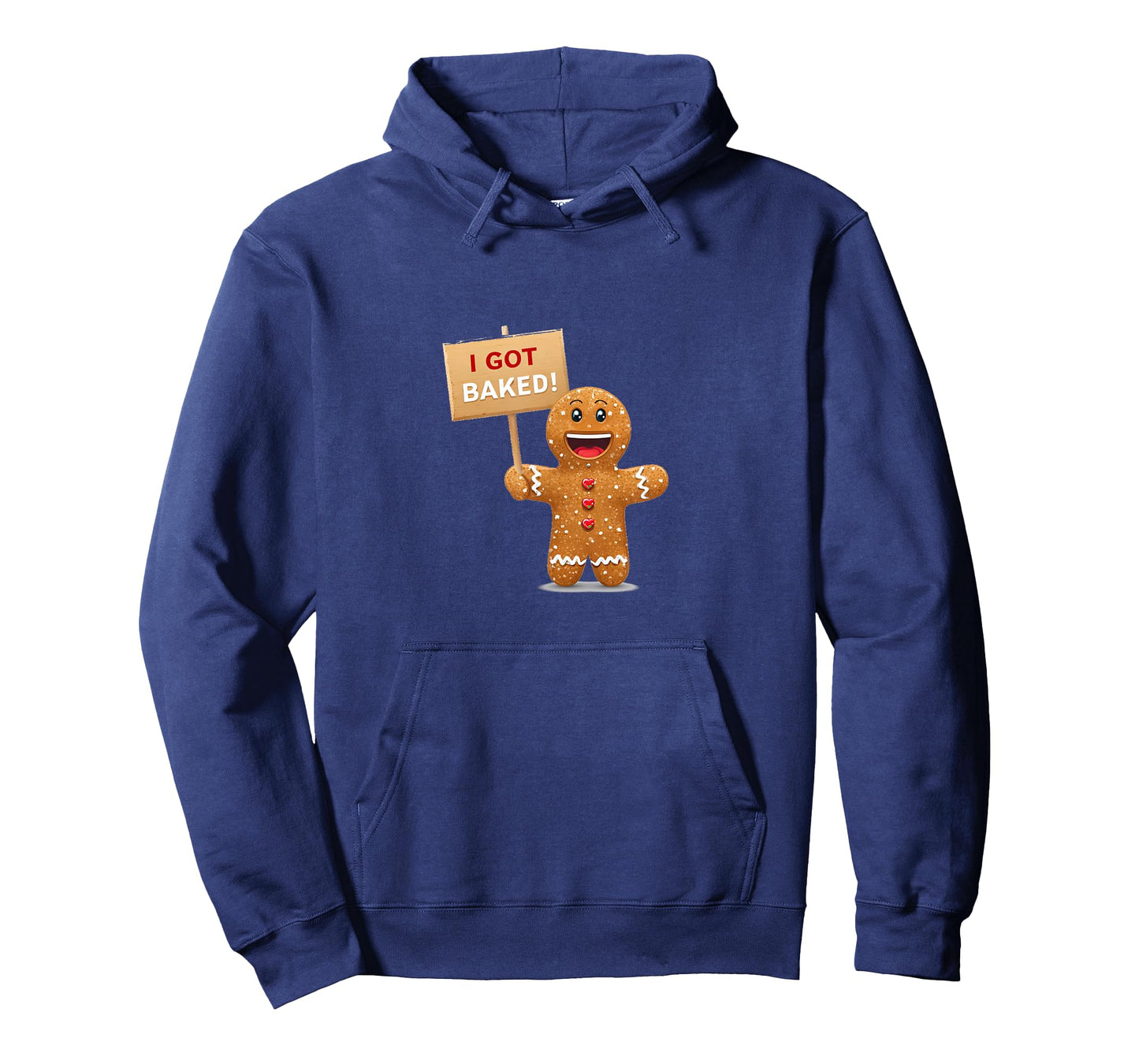 Funny I got Baked Sign with Gingerbread Cookie Man T-Shirt