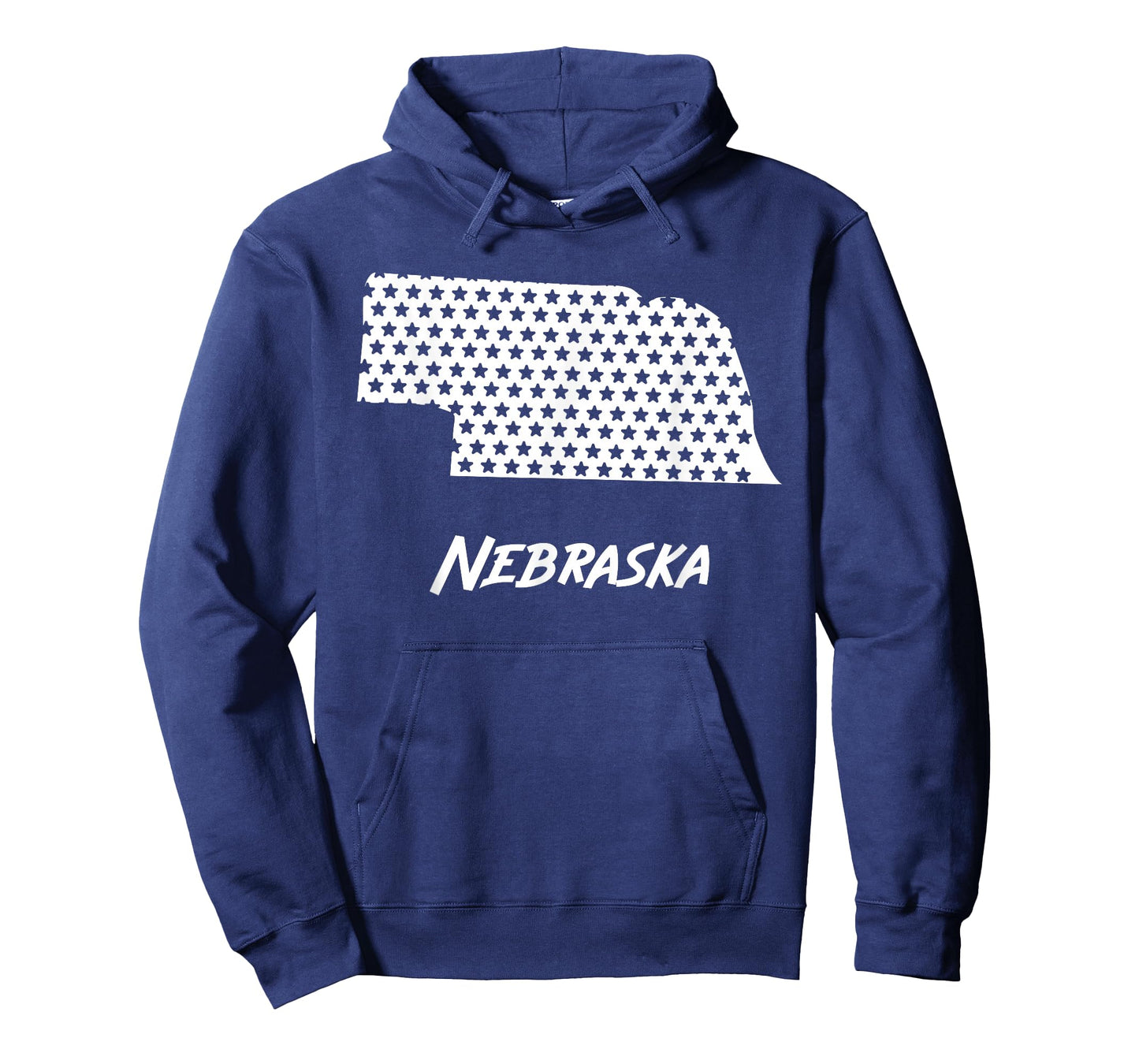 Nebraska USA State Outline Stars Vintage Retro Design T-Shirt