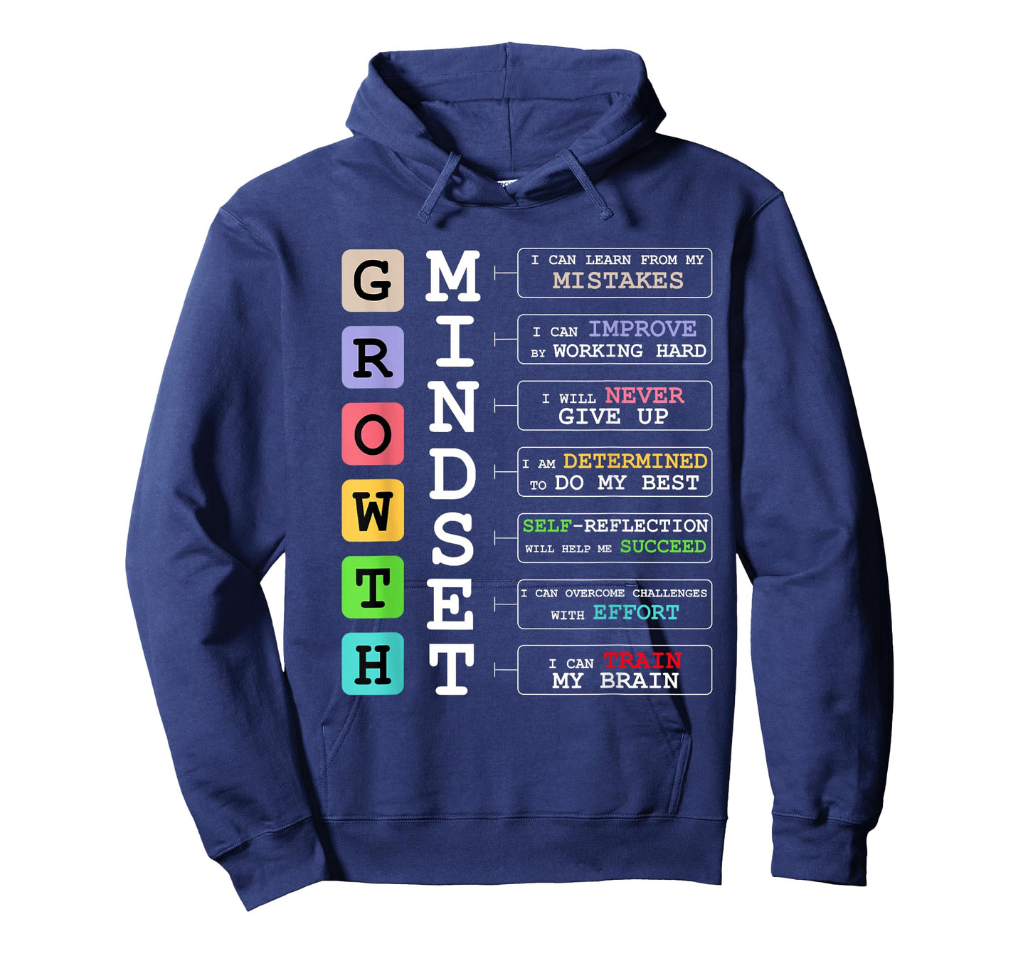 Growth Mindset Shirt Positive School Classroom Teacher Gift T-Shirt