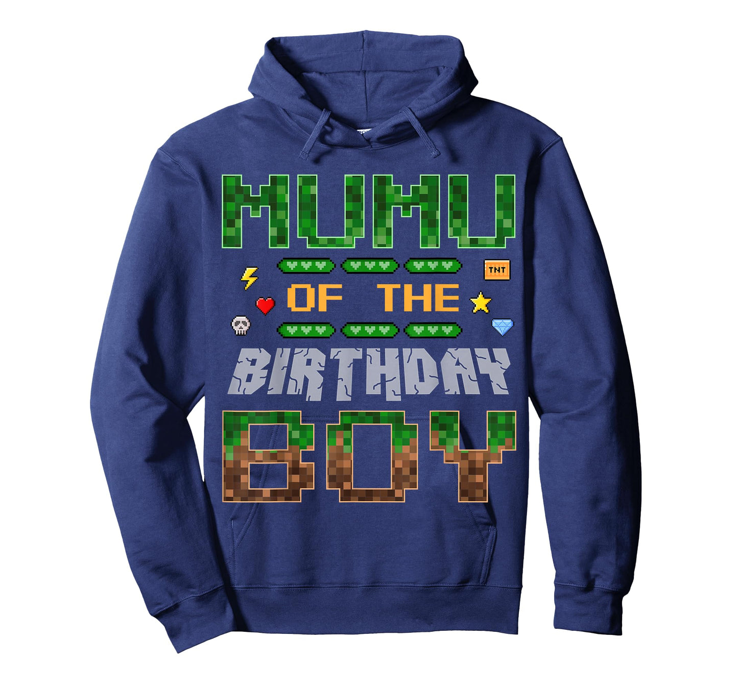 MuMu of The Birthday Boy Pixel Gamer Family Love T-Shirt