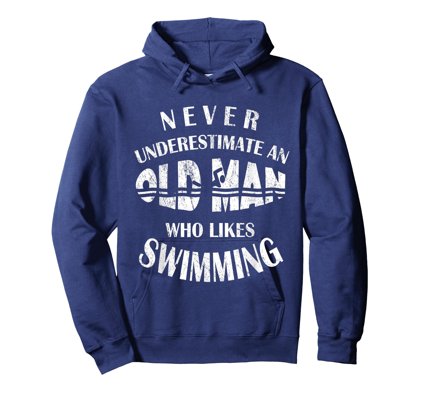 Never Underestimate An Old Man Who Likes Swimming Swimmer T-Shirt