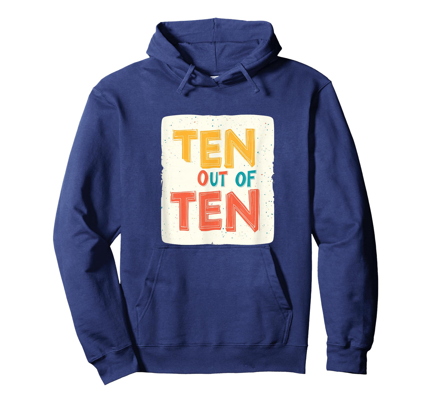 Vibrant Ten Out of Ten Graphic T-Shirt
