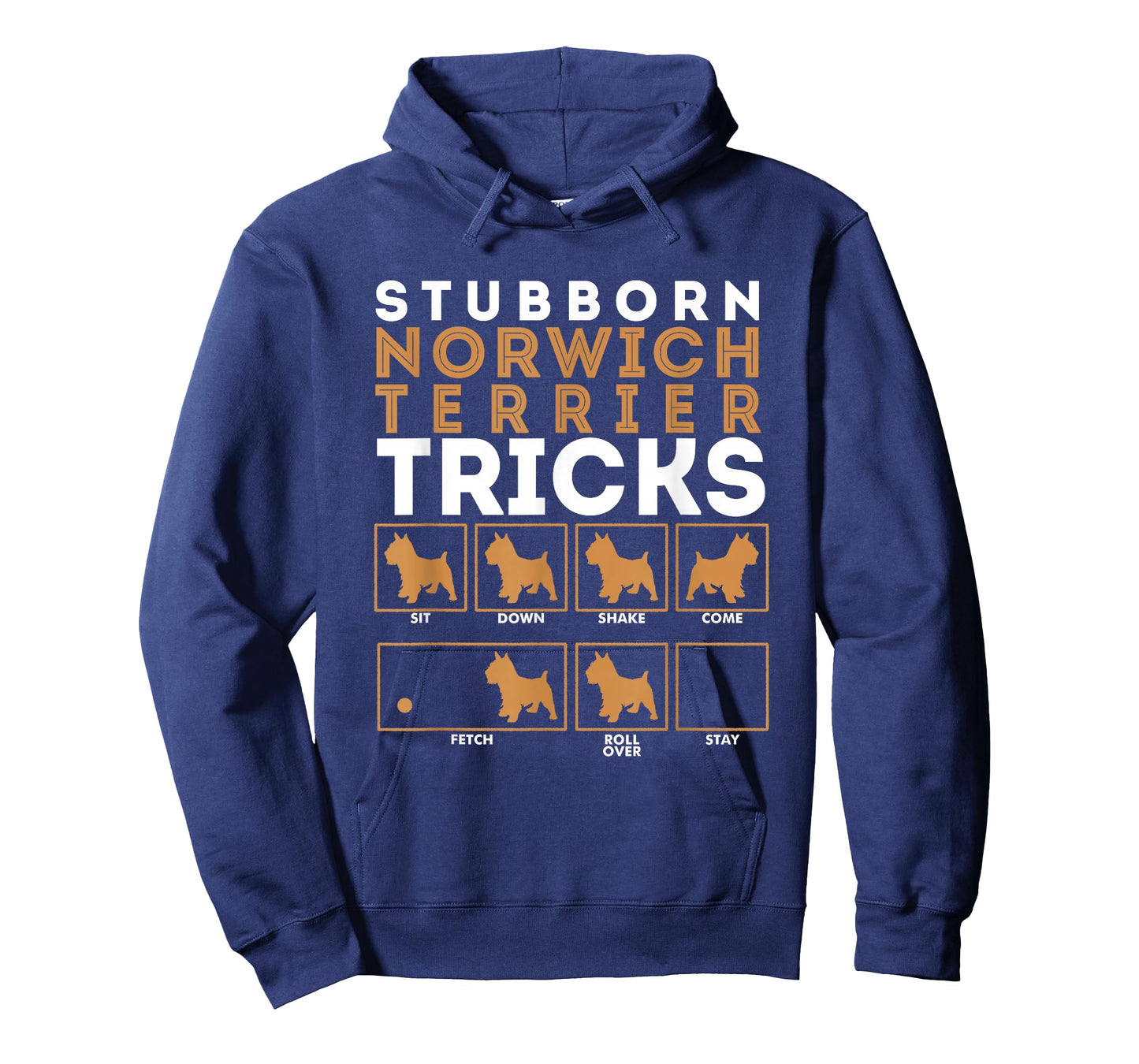 Stubborn Norwich Terrier Dog Tricks Graphic T-Shirt T-Shirt
