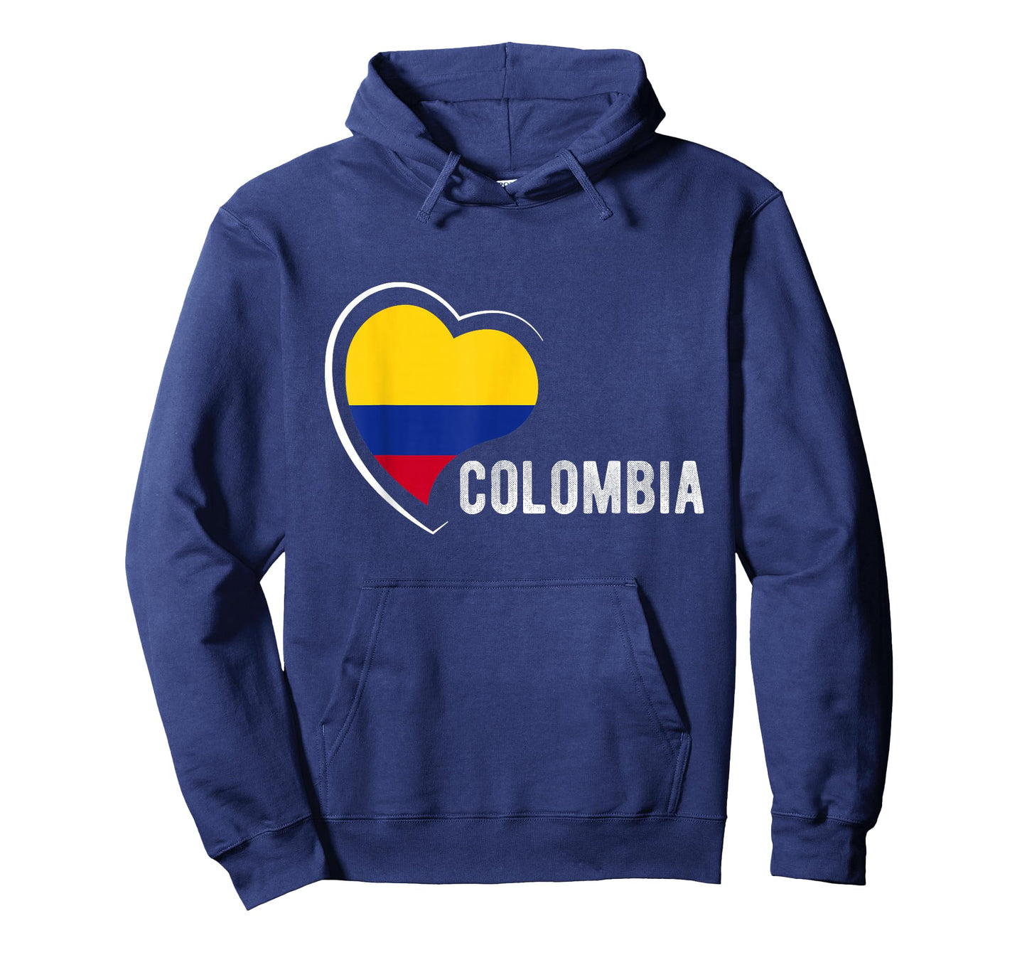 Colombia National Pride Heart Flag Colombian National T-Shirt