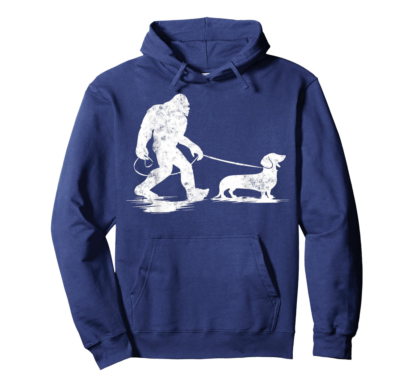 Bigfoot Walking Dachshund Tee Funny Wiener Dog Dad Gifts T-Shirt
