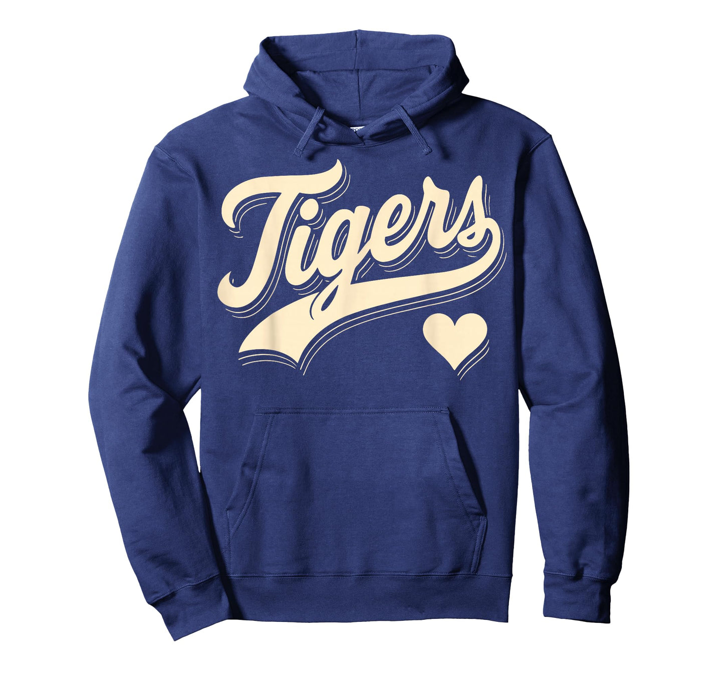 Vintage Tigers Name Heart Gift for Men Women Kid Boy Girl T-Shirt