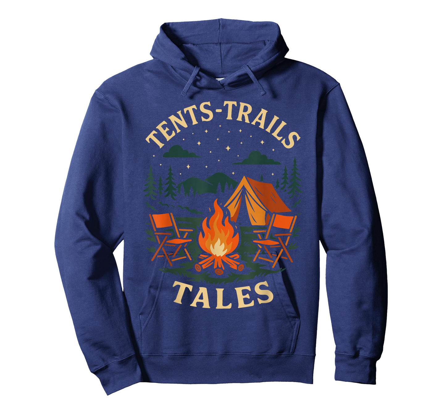 Tents Trails Tales Funny Camping Adventure T-Shirt
