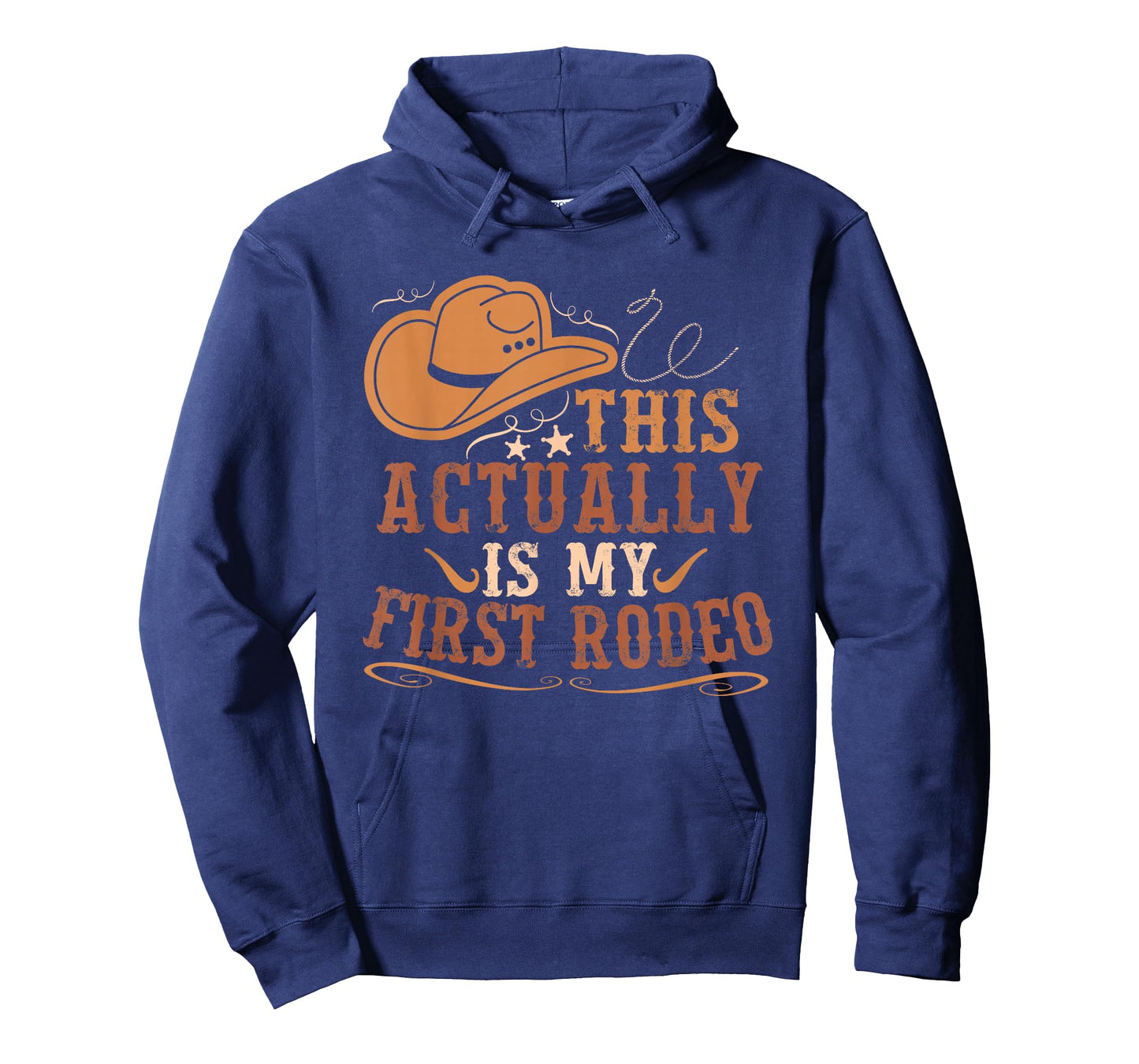 This Actually Is My First Rodeo Cowgirl Bronco Bucking T-Shirt