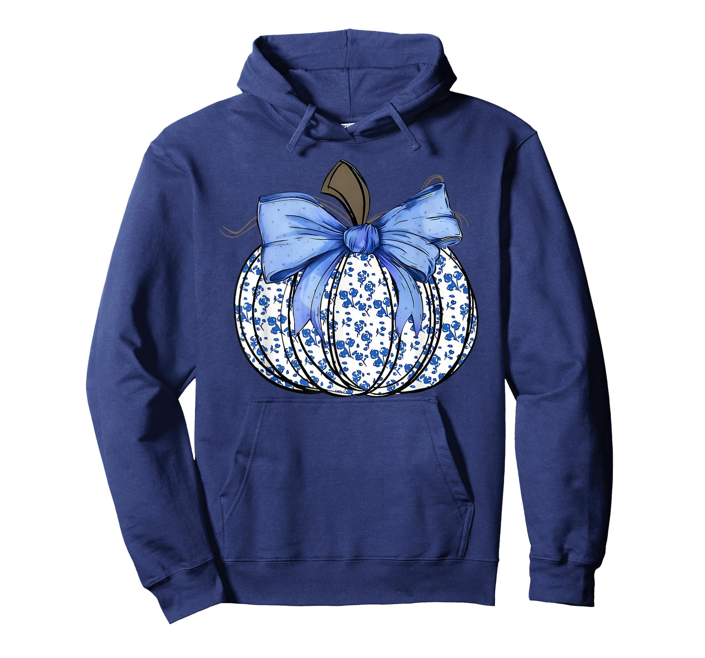 Coquette Bow Pumpkin Autumn Fall Y'all Leaves Thanksgiving T-Shirt