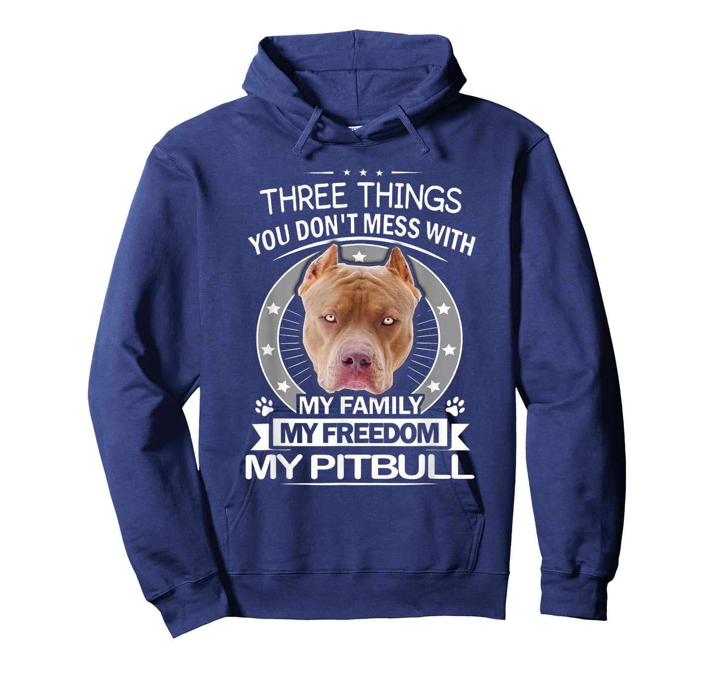 Pitbull Shirt - Three Things You Don't Mess with Funny Tee T-Shirt