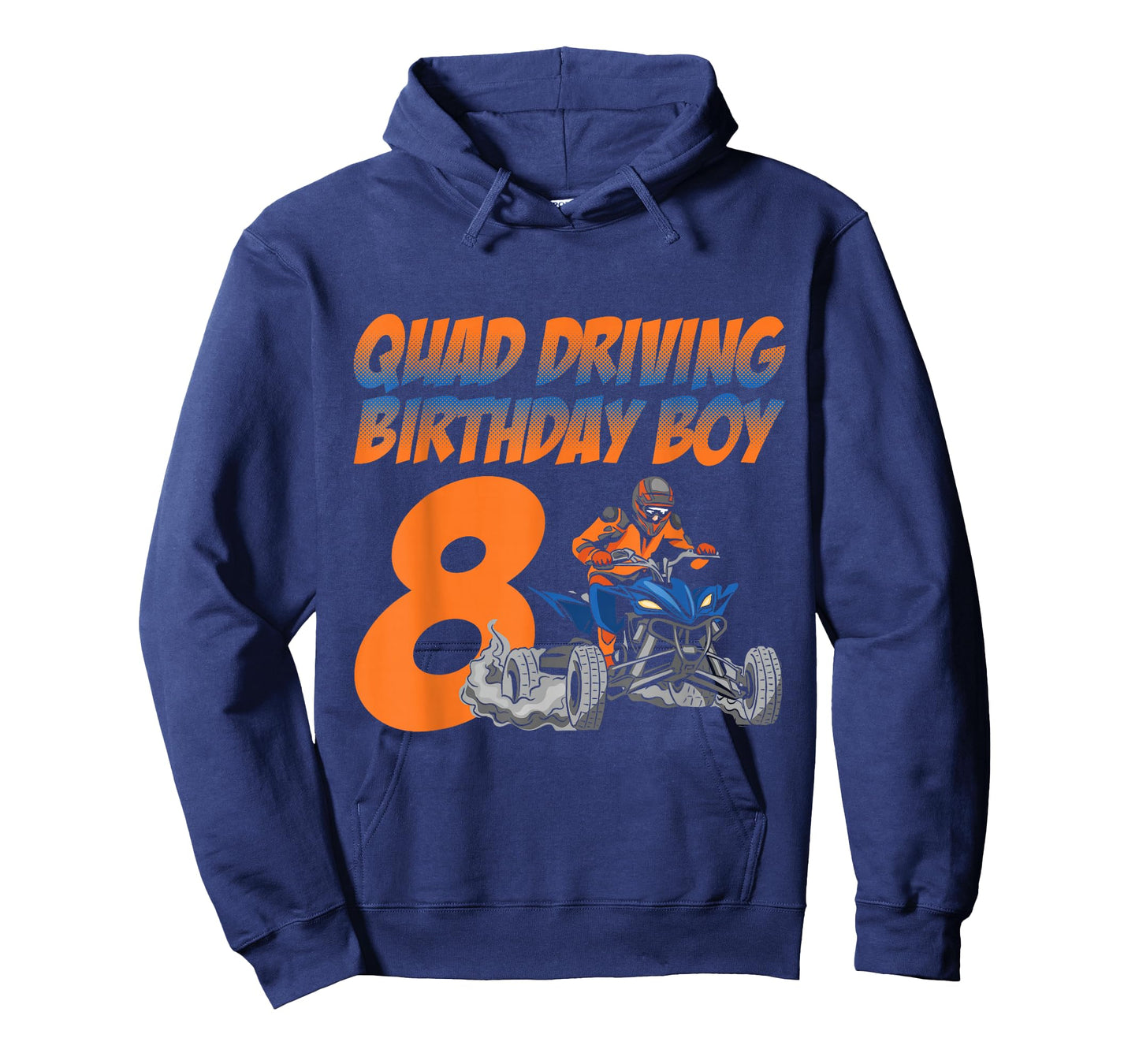 Quad Driving Birthday Boy 8 Quad Bike ATV Gear T-Shirt