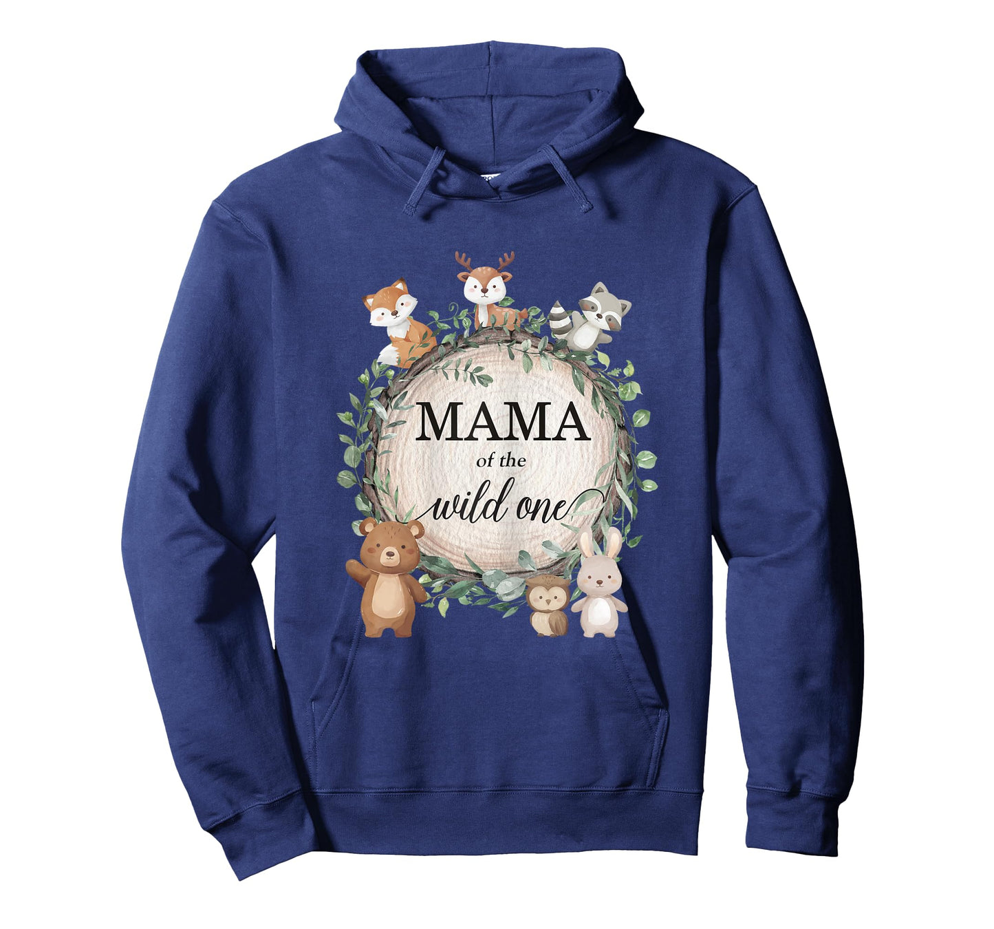 Mama of the Wild One Woodland Forest Animals 1st Birthday T-Shirt