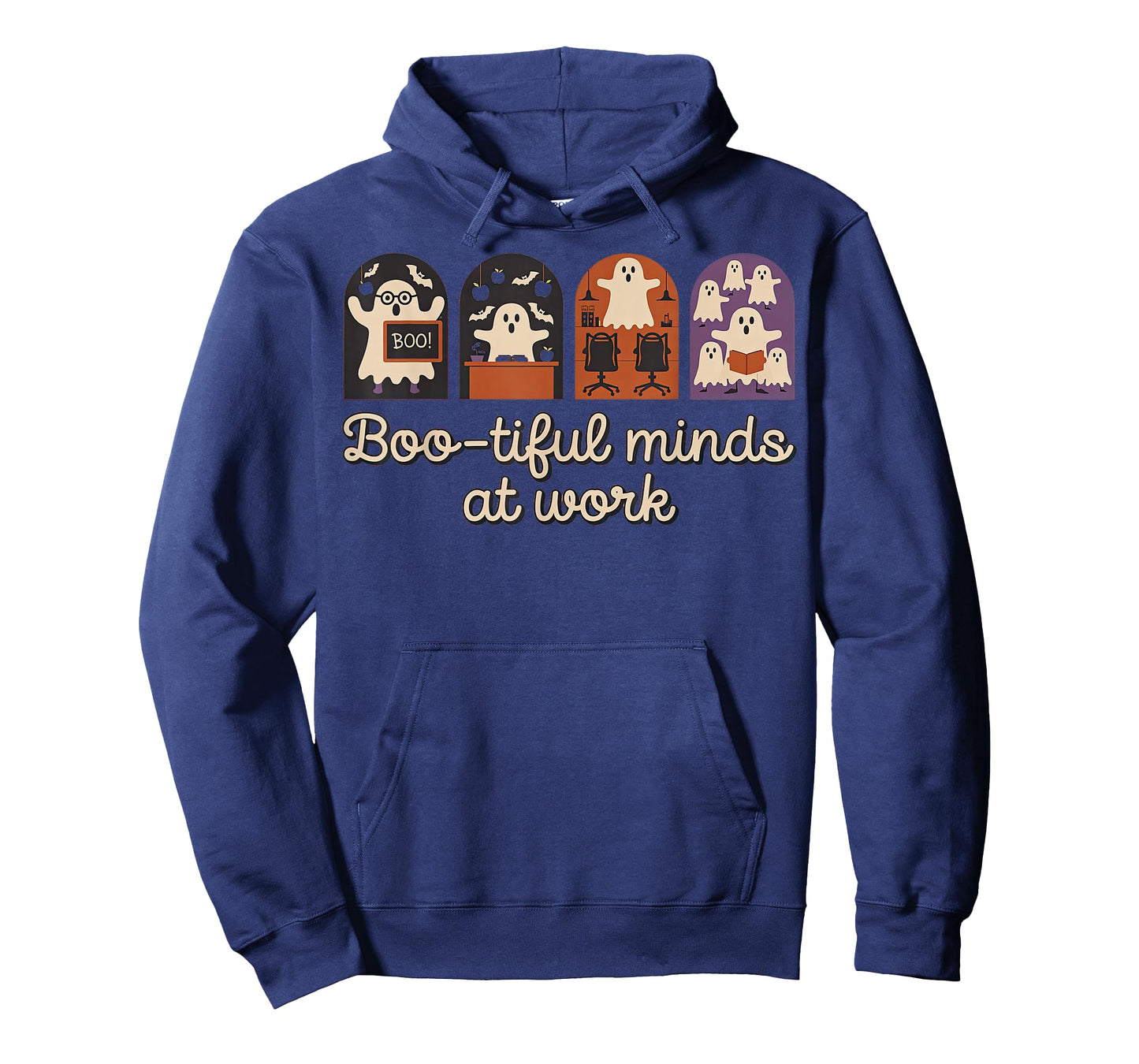 Cute Halloween Scientist Teacher Boo-Tiful Minds at Work T-Shirt