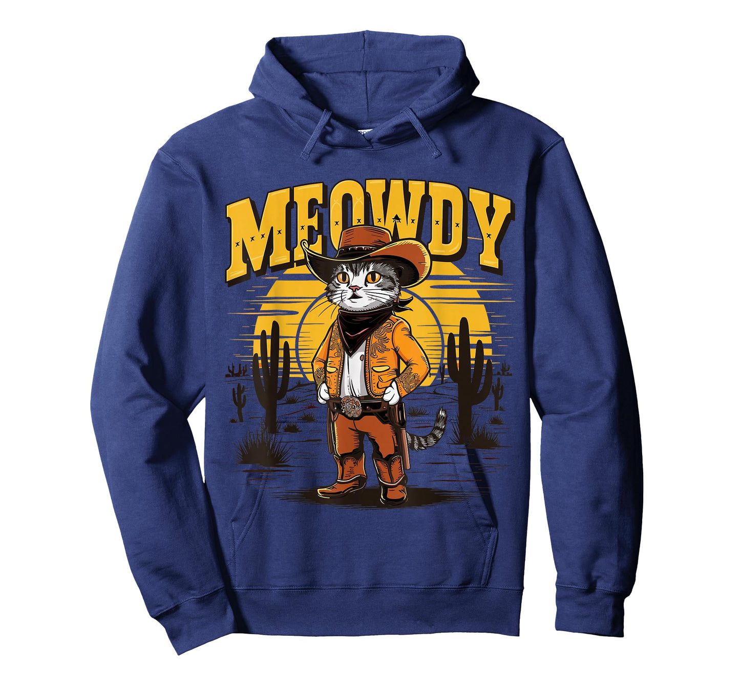 Meowdy Cowboy Cat Country Western Cat T-Shirt