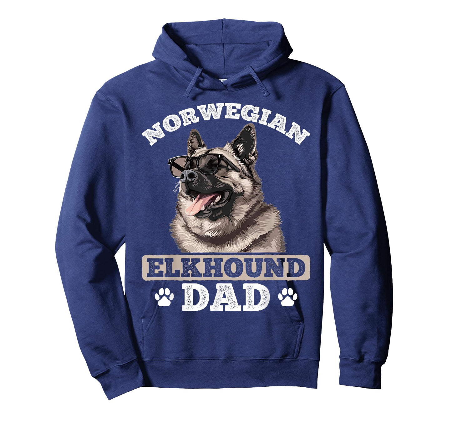 Norwegian Elkhound Dog Breed Norwegian Elkhound Dad T-Shirt