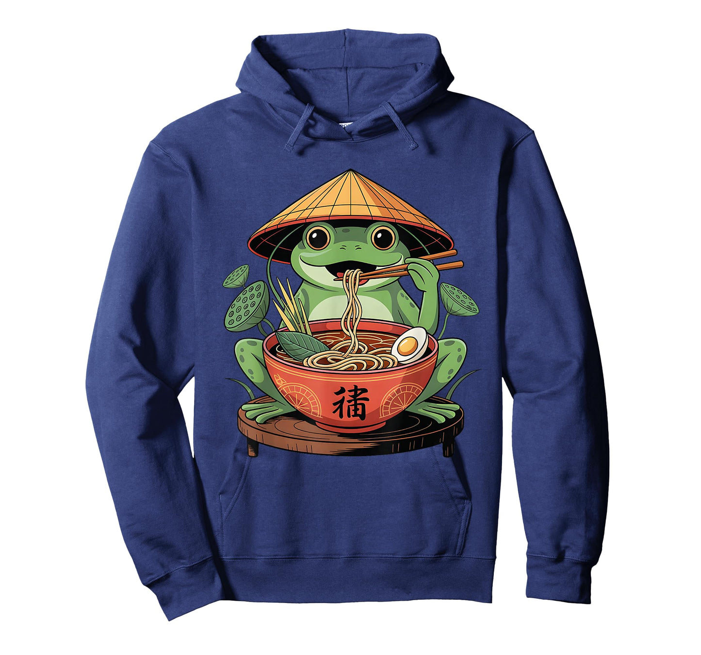 Frog Eating Ramen Kawaii Neko Japanese Noodles Anime Lovers T-Shirt