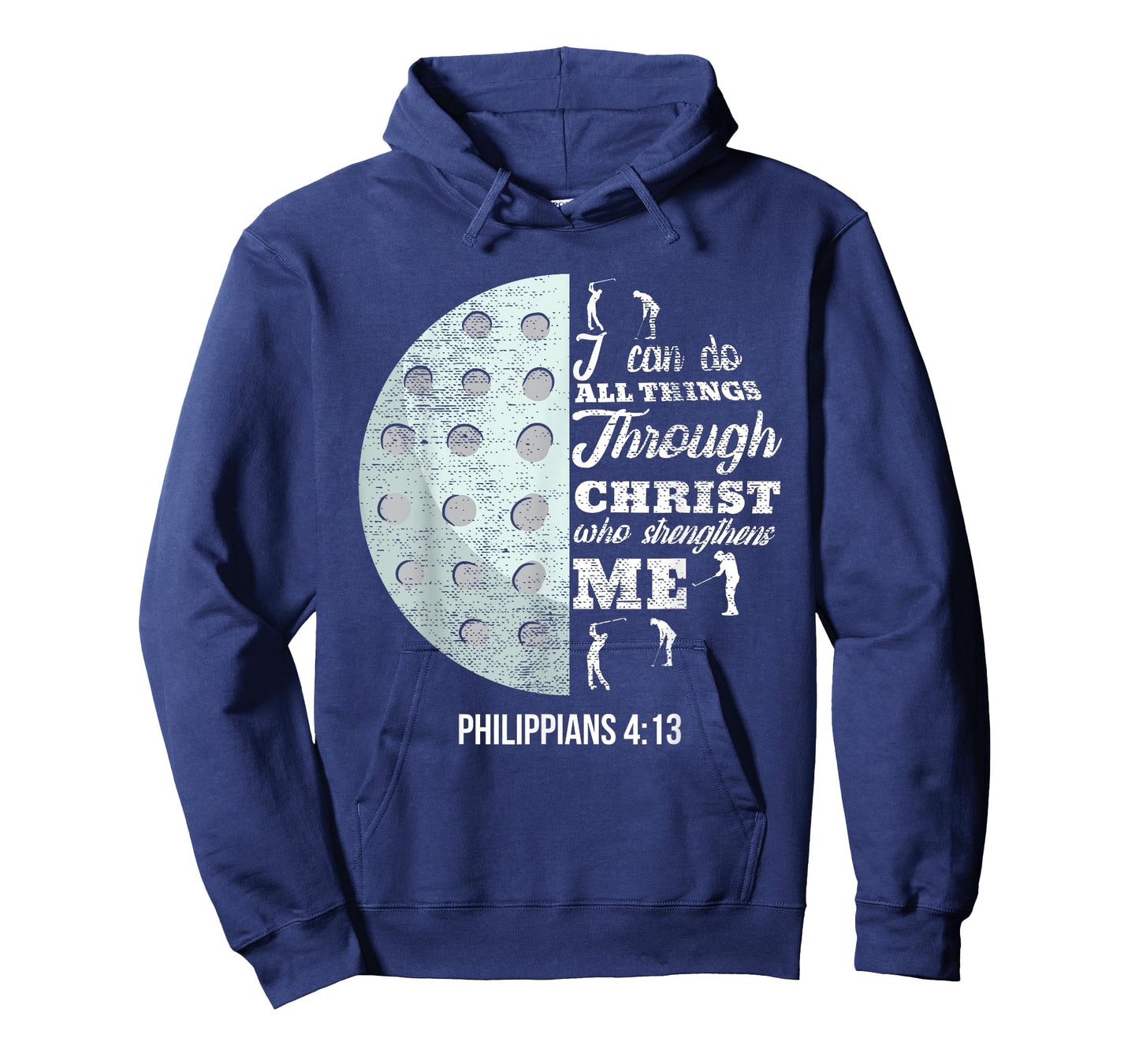 Christian Golf Philippians 4:13 Golfer Gifts Men Women Kids T-Shirt