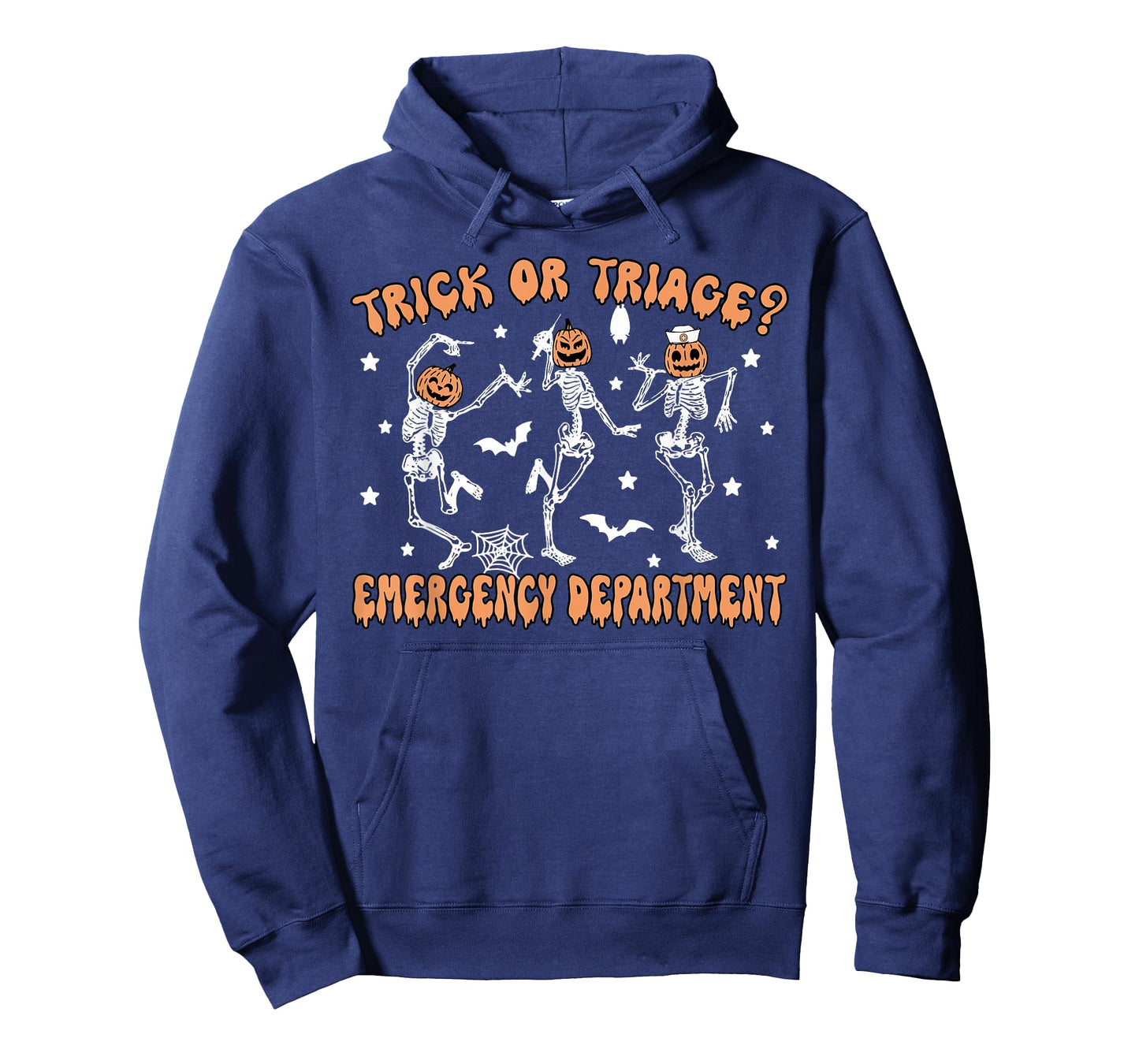 Trick Or Triage Emergency Department ER Skeleton Halloween T-Shirt
