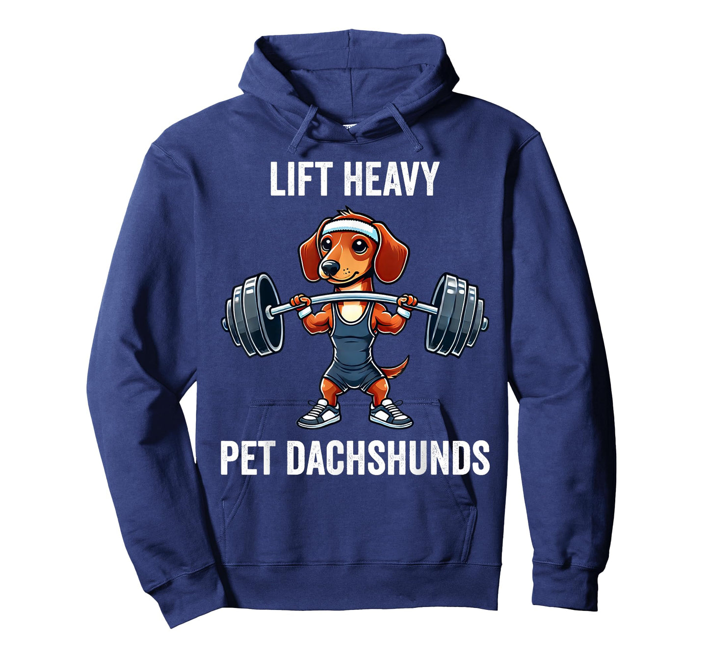 Lift Heavy Pet Dachshunds Funny Gym Workout Weight Lifter T-Shirt