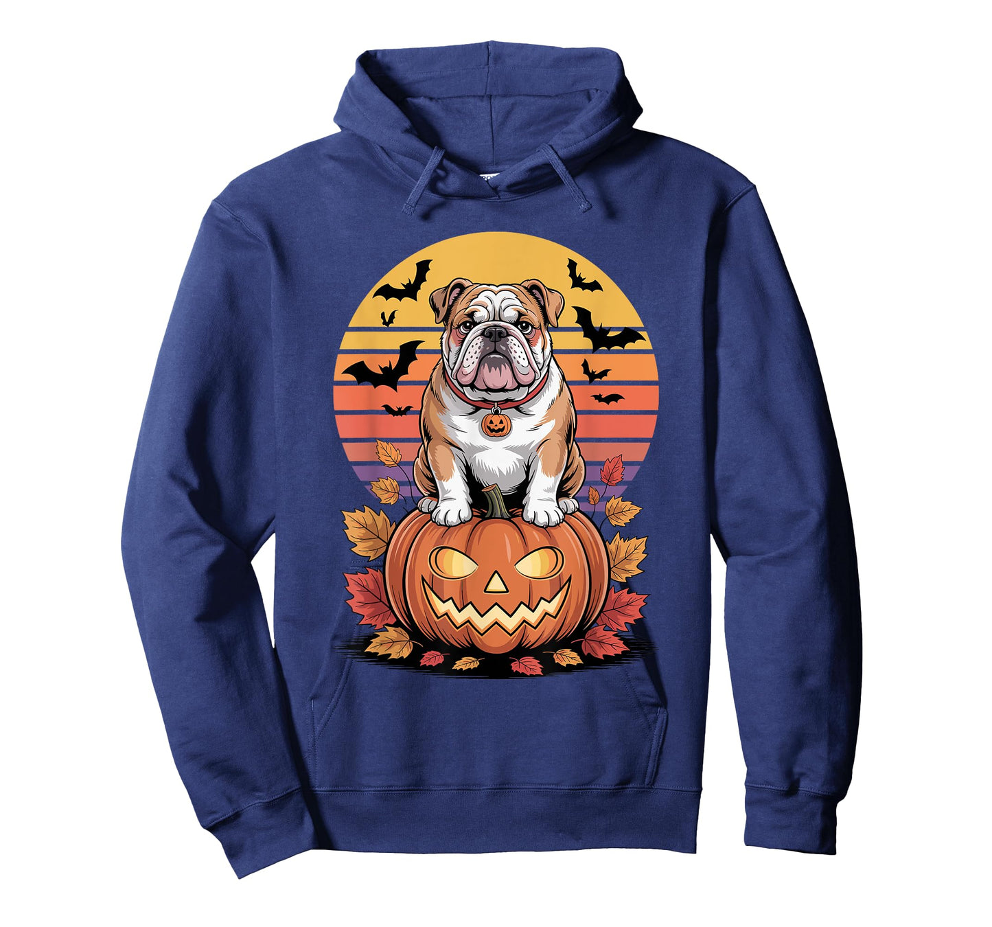 Halloween Retro English Bulldog T-Shirt